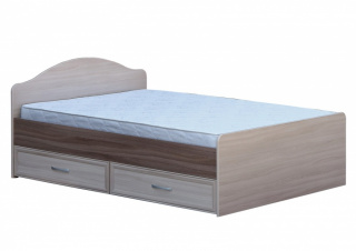 Кровать двойная с ящиками 1600
